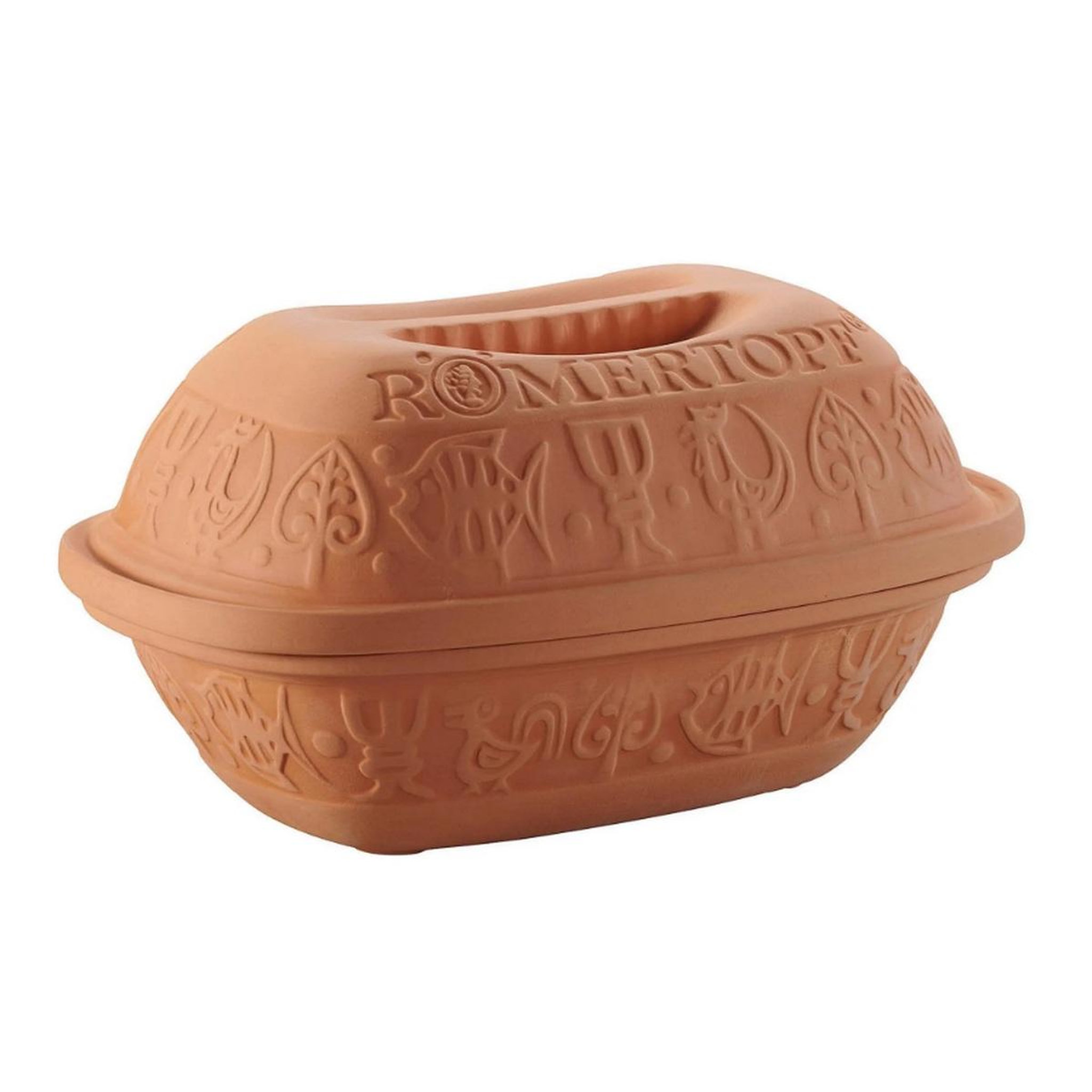 romertopf Cocotte four rectangulaire en argile naturelle 1.5l terracotta - 9110282