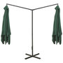 Voir la diapositive 4 : VIDAXL Parasol de jardin double avec mat en acier Vert 600x300 cm