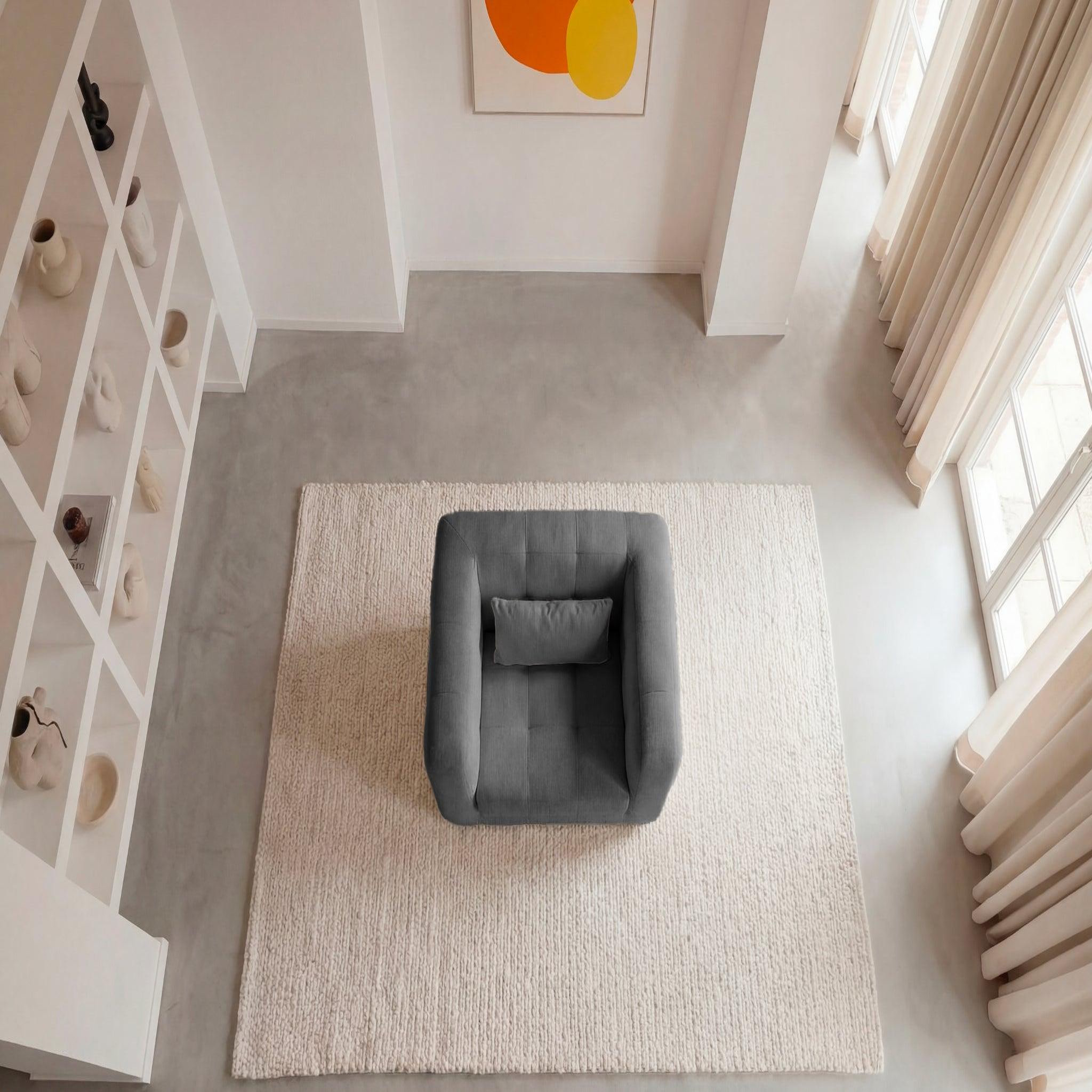 Voir la diapositive 6 : CASANOVA PARIS Arlette - fauteuil en tissu chenille