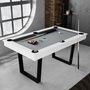 Voir la diapositive 2 : SOKKER Billard Américain Convertible en Table à manger 4/6 personnes 185 x 104 x 82 Cm - Horizon