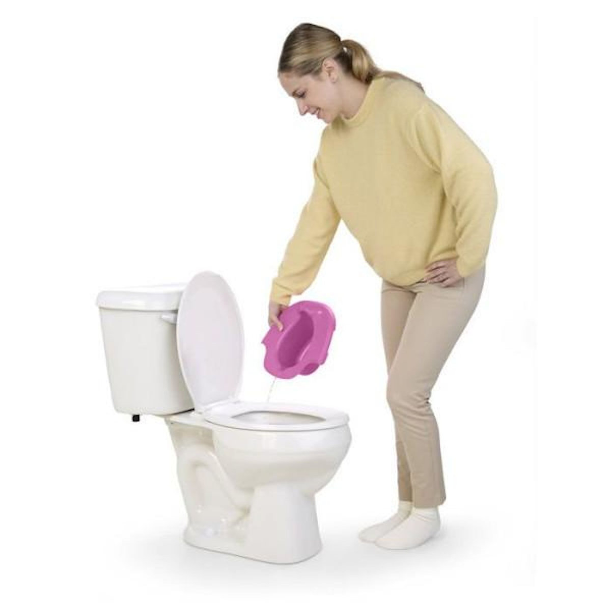 Bright Starts DISNEY BABY- PRINCESSES- Pot d'apprentissage ergonomique, protection éclaboussures, cuvette amovible