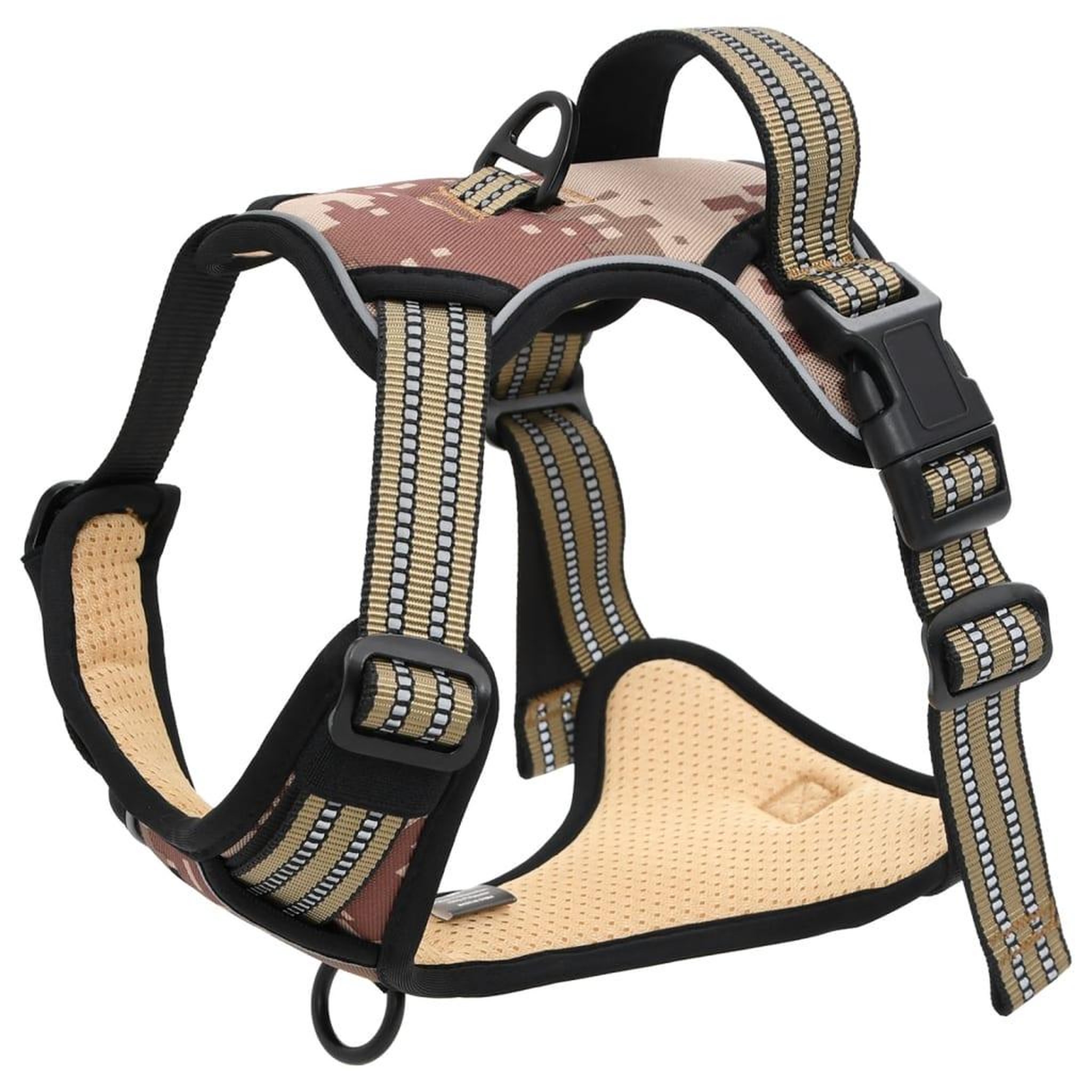 Voir la diapositive 4 : VIDAXL Harnais pour chien avec bandes reflechissantes reglables XL