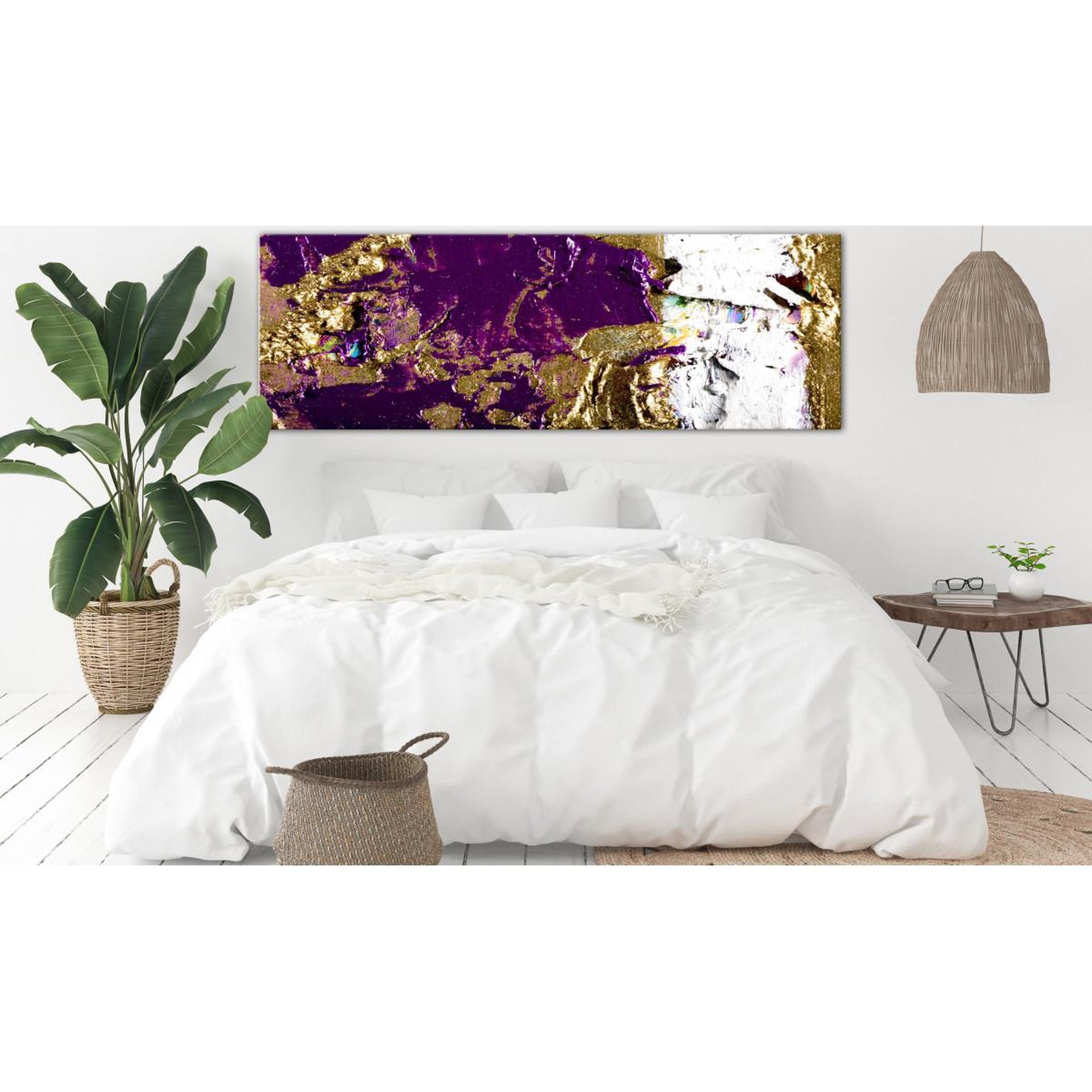 Voir la diapositive 2 : Paris Prix Tableau Imprimé  Purple Wave Narrow