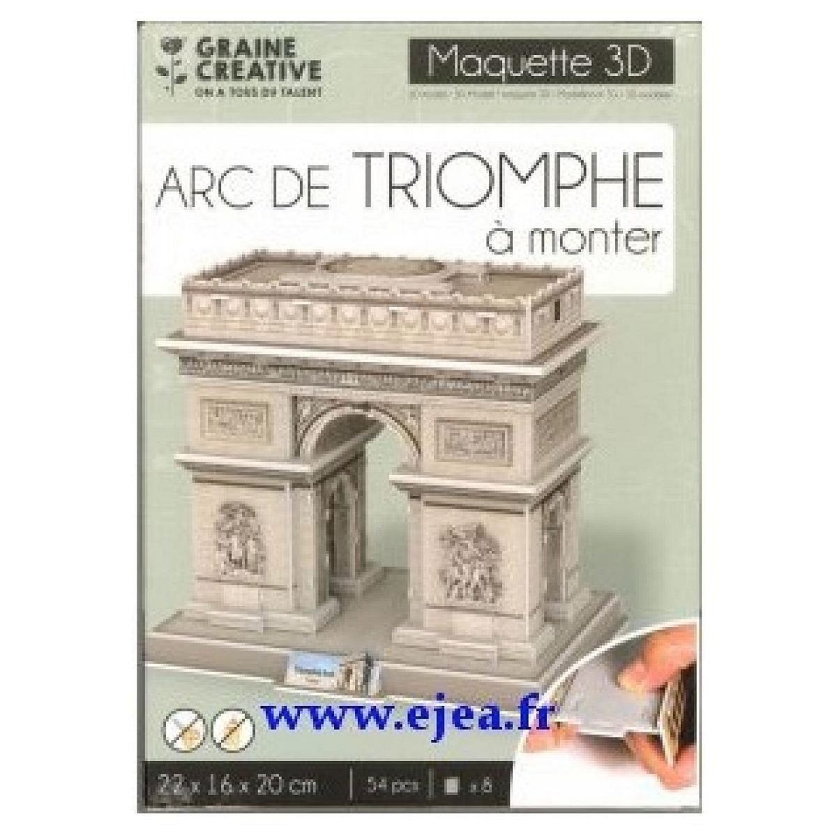 Graine créative Puzzle Maquette Arc de triomphe