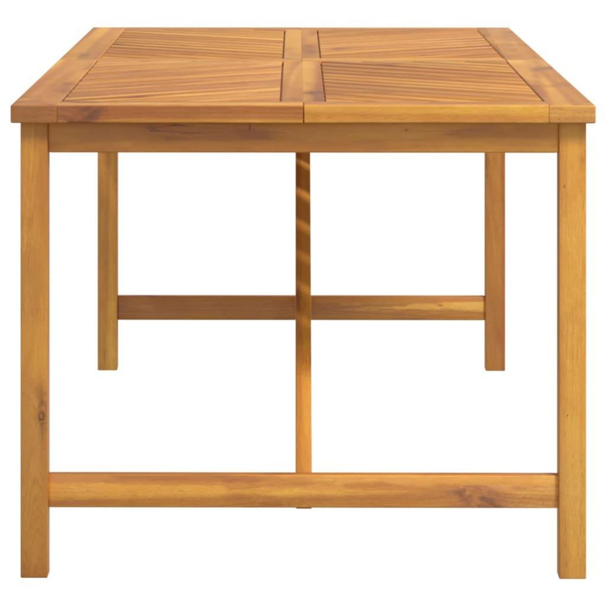 VIDAXL Table a manger de jardin 200x90x74 cm bois d'acacia solide