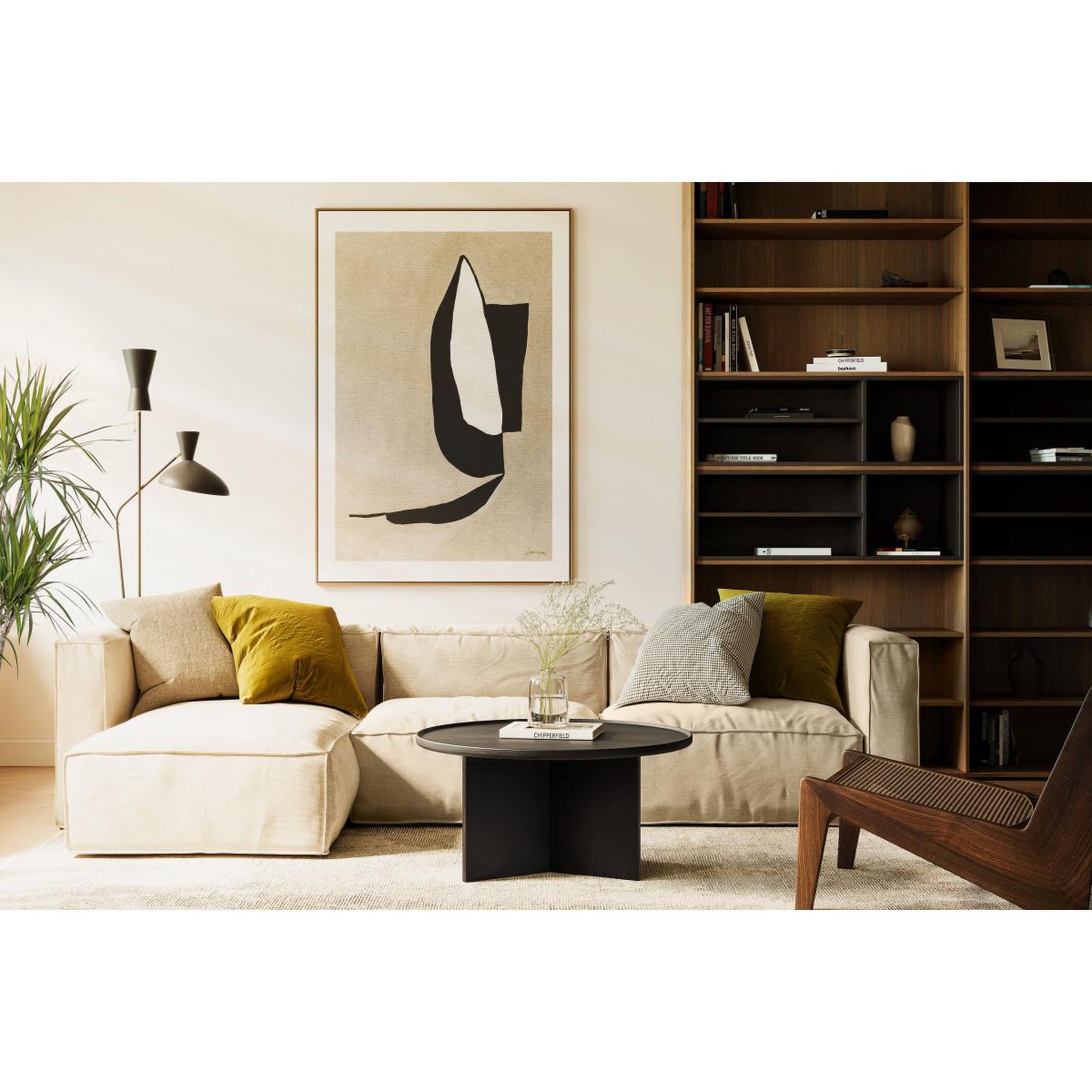 Voir la diapositive 6 : Paris Prix Table basse ronde  cala  83cm noir