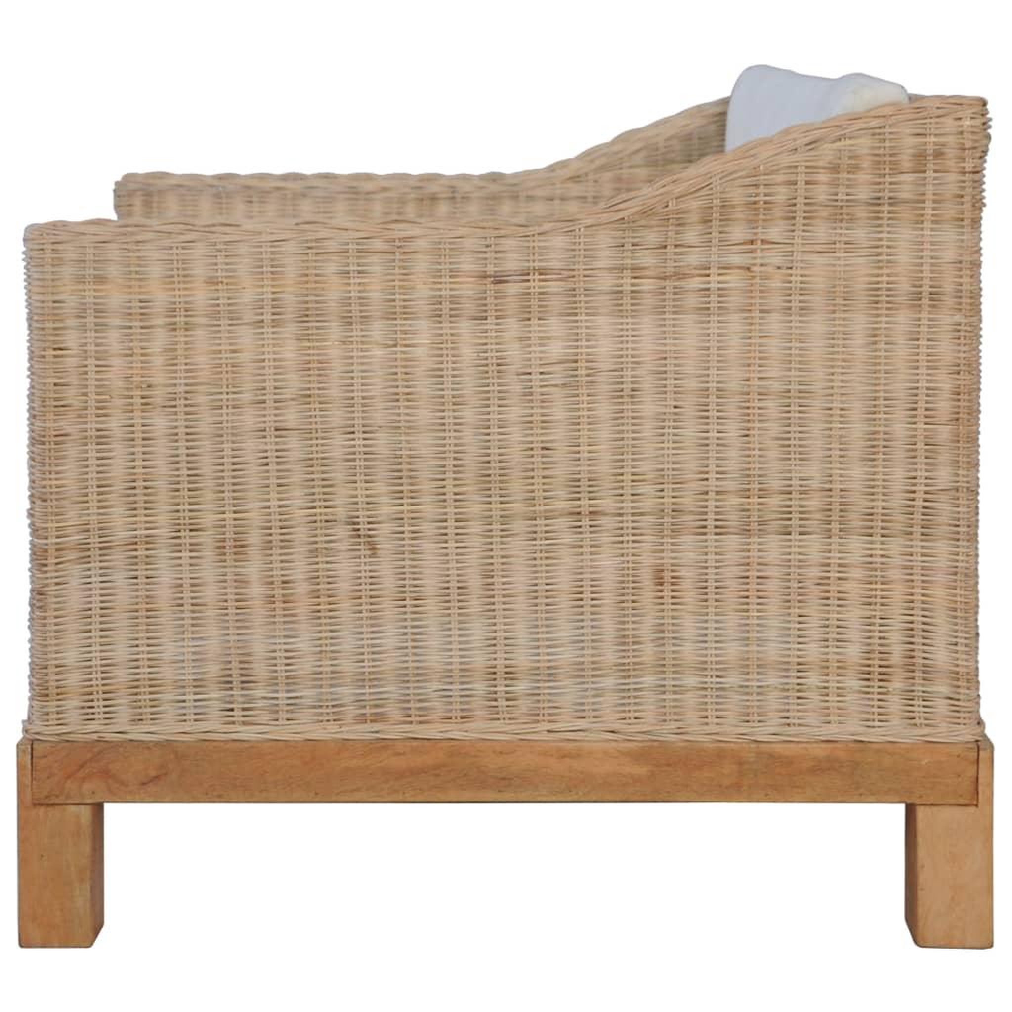 Voir la diapositive 4 : VIDAXL Fauteuil avec coussins rotin naturel