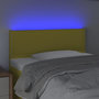 Voir la diapositive 3 : VIDAXL Tete de lit a LED Vert 100x5x78/88 cm Tissu