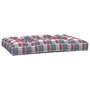 Voir la diapositive 5 : VIDAXL Coussins de palette lot de 5 motif a carreaux rouge tissu