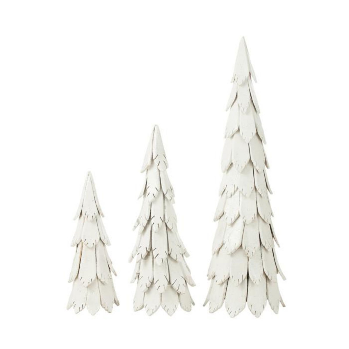 Paris Prix Sapin de Noël en Bois  Pieces  80cm Blanc