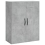 Voir la diapositive 2 : VIDAXL Armoire murale gris beton 69,5x34x90 cm bois d'ingenierie