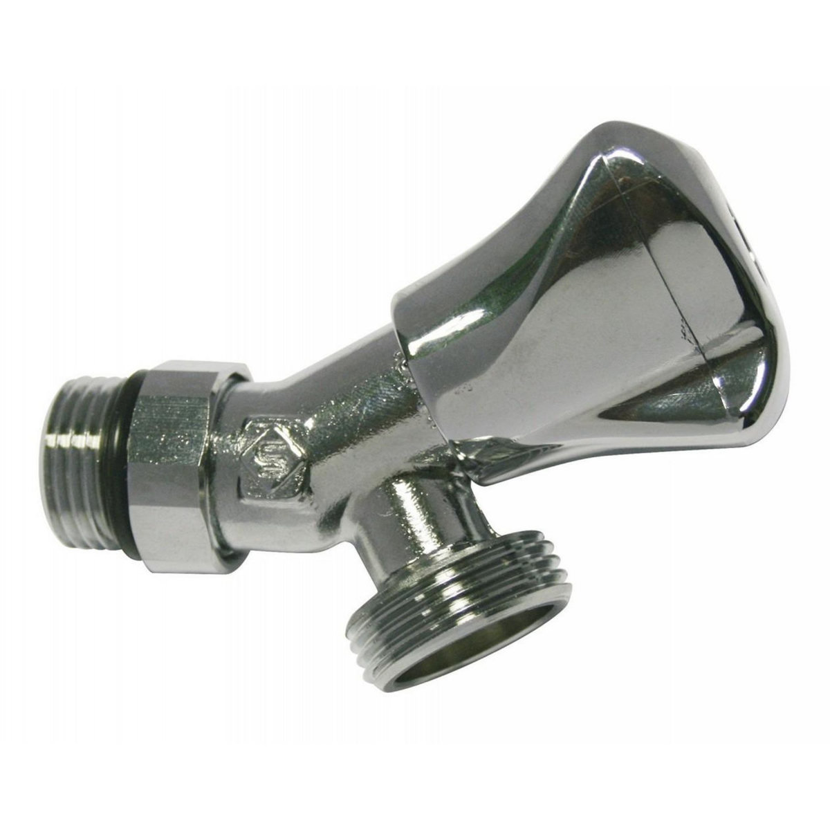 CENTRALE BRICO Robinet d'arrêt orientable auto-étanche à clapet, mâle / mâle 15 x 21 mm 20 x 27