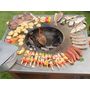 Voir la diapositive 2 : ARTISS DESIGN Brasero G1 Corten plaque acier carbone - Artiss