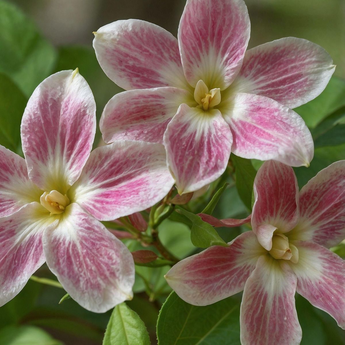 PLANT IN A BOX Jasmin étoilé - Set de 6 - Jasminum 'Summer Scent' - Hauteur 25-40cm - ⌀9cm