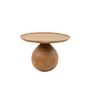 Voir la diapositive 3 : LISA DESIGN Raja - table basse - en bois massif d'acacia - 60 cm