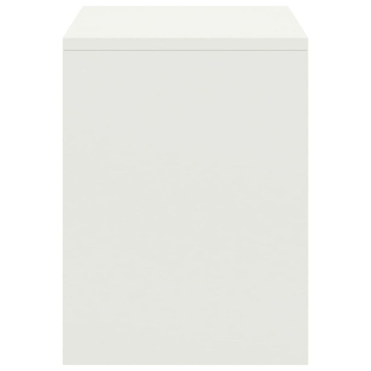 VIDAXL Tables de chevet 2 pcs Blanc 35x30x40 cm Bois de pin massif