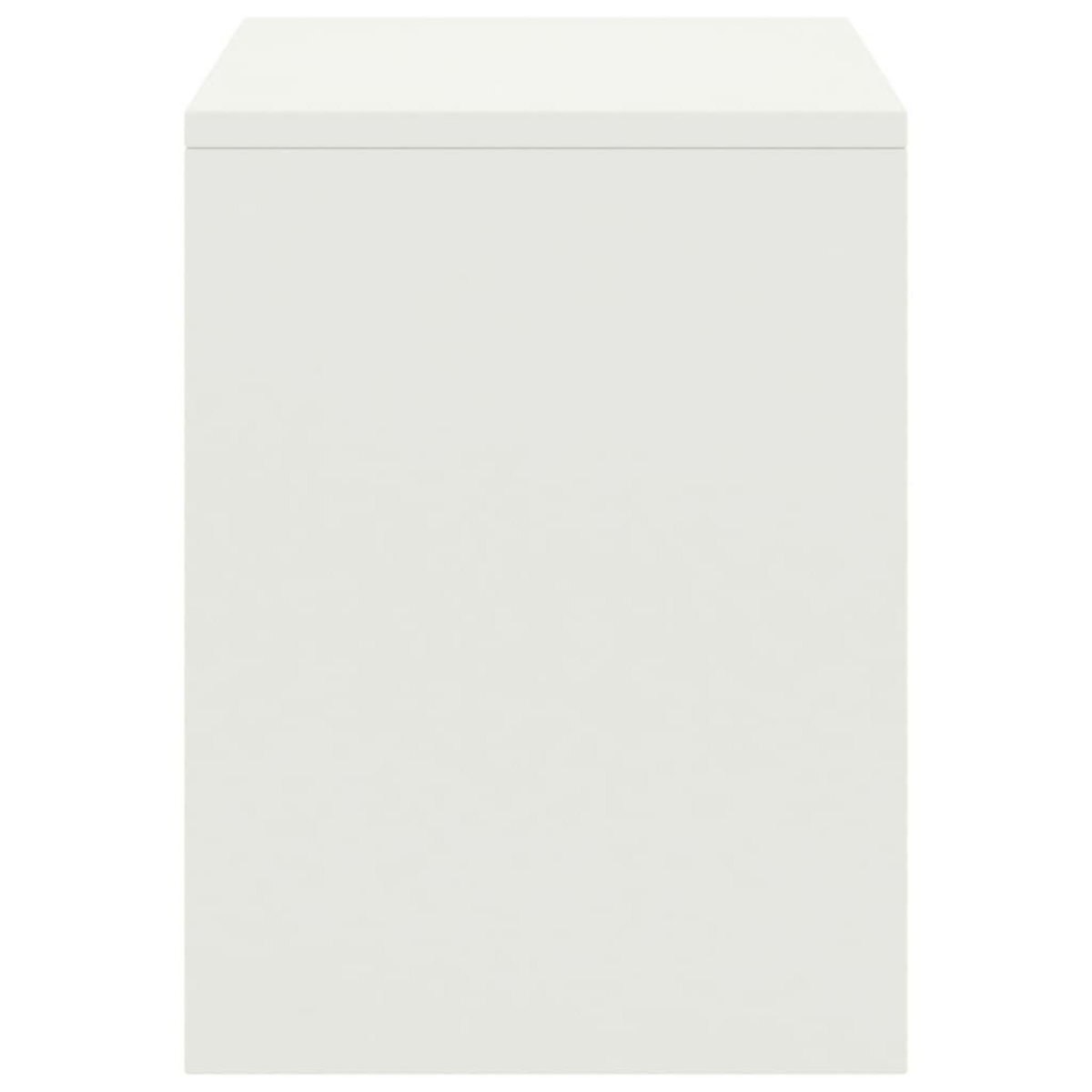 VIDAXL Tables de chevet 2 pcs Blanc 35x30x40 cm Bois de pin massif