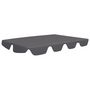 Voir la diapositive 2 : VIDAXL Toit rechange balançoire anthracite 188/168x145/110 cm