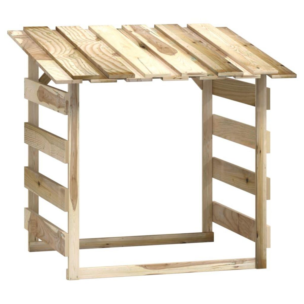 VIDAXL Pergolas avec toits 2 pcs 100x90x100 cm Bois de pin impregne