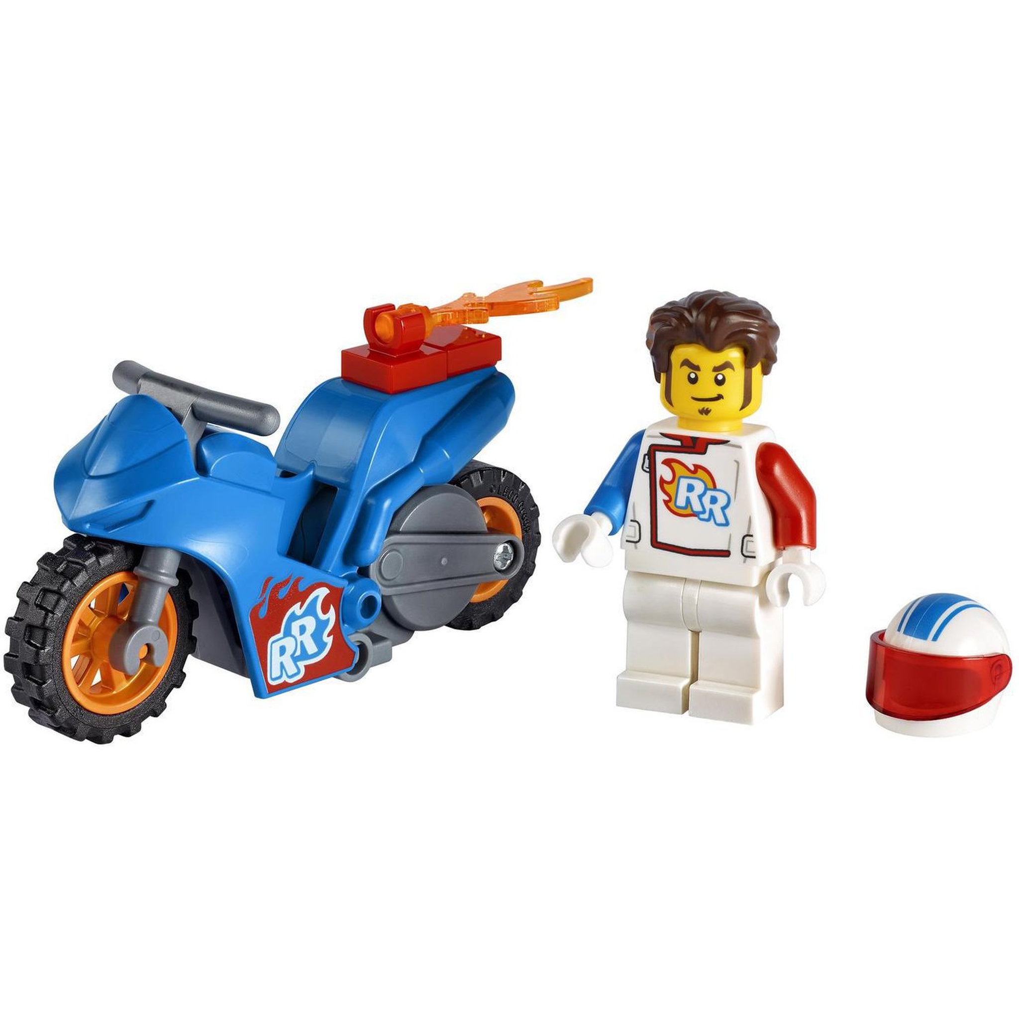 Voir la diapositive 2 : LEGO City Stuntz 60298 La moto de cascade Fusée