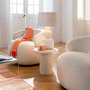 Voir la diapositive 6 : Paris Prix Lampe à Poser en Céramique  Renee  67cm Blanc