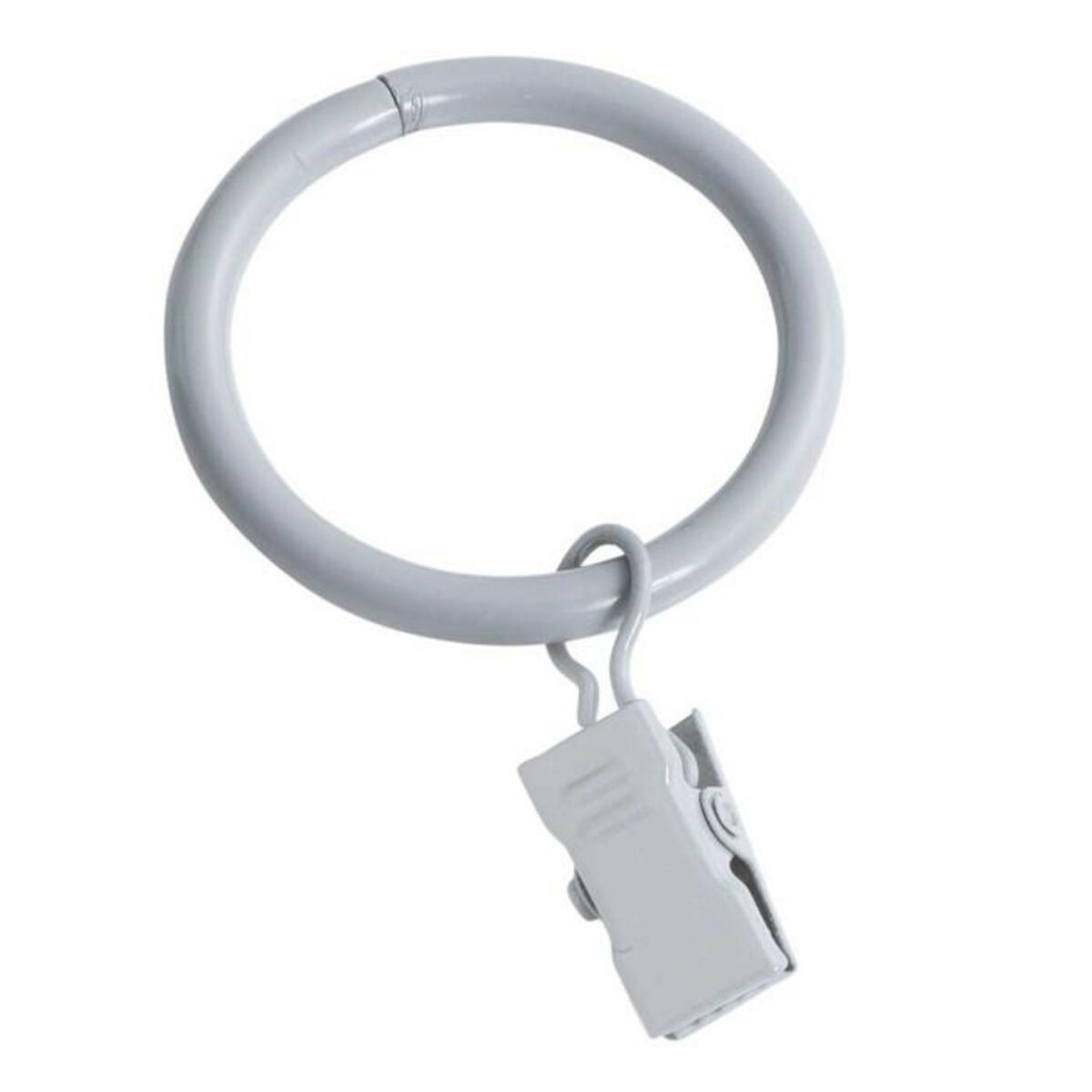 Paris Prix Lot de 10 Anneaux  Pince  12cm Gris