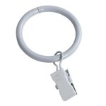 Paris Prix Lot de 10 Anneaux  Pince  12cm Gris