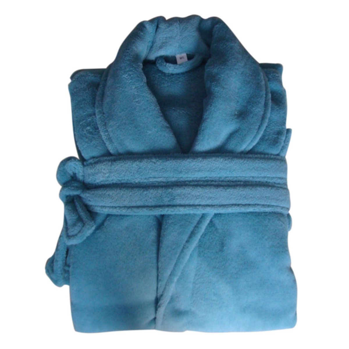 Peignoir uni microfibre