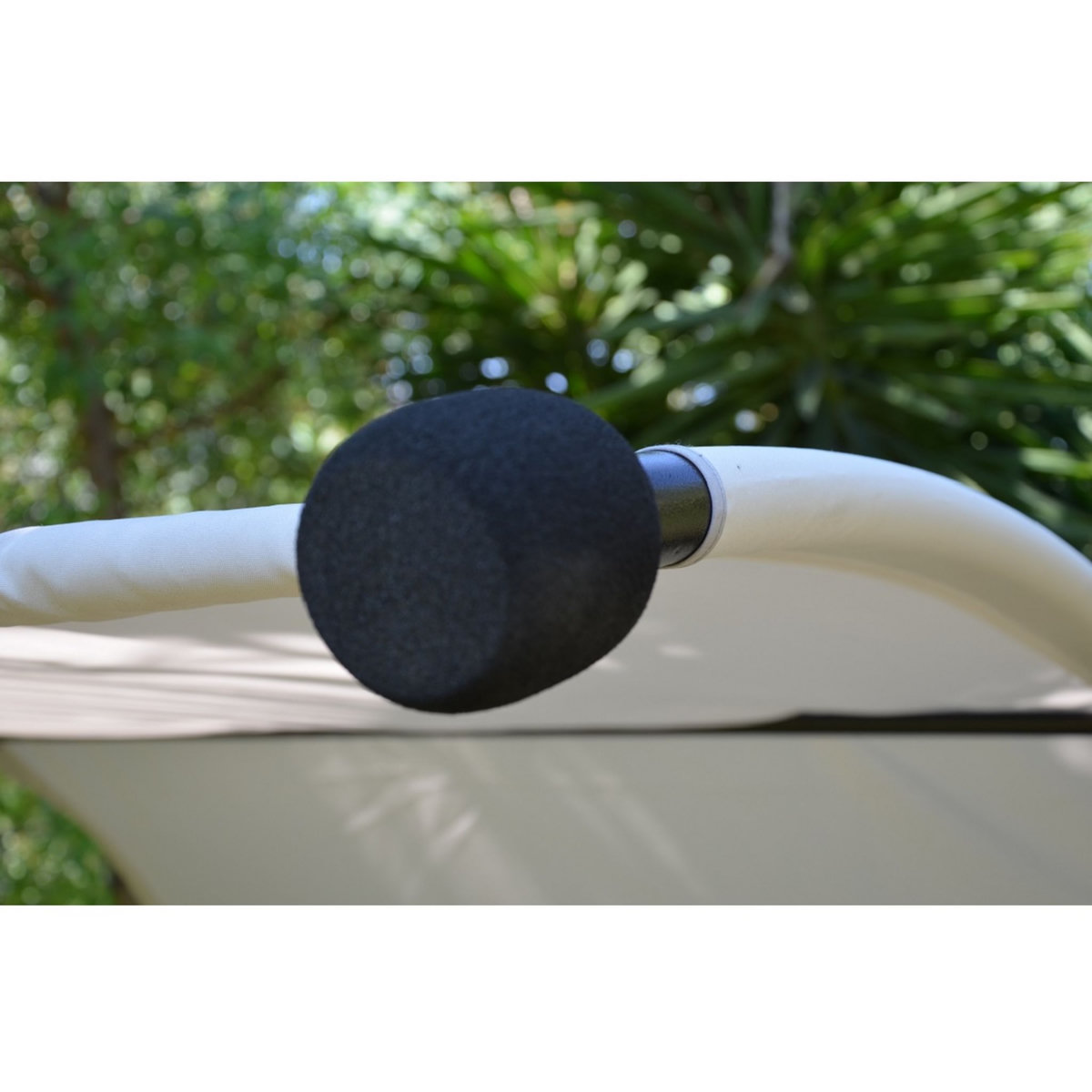 Balancelle de jardin - Acier et polyester - Gris - WELNESS