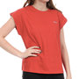 Voir la diapositive 1 : Pepe Jeans T-shirt Rouge/Orange Femme Pepe jeans Bloom