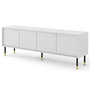 Voir la diapositive 1 : BEST MOBILIER Novara - meuble tv - 4 portes - 180 cm