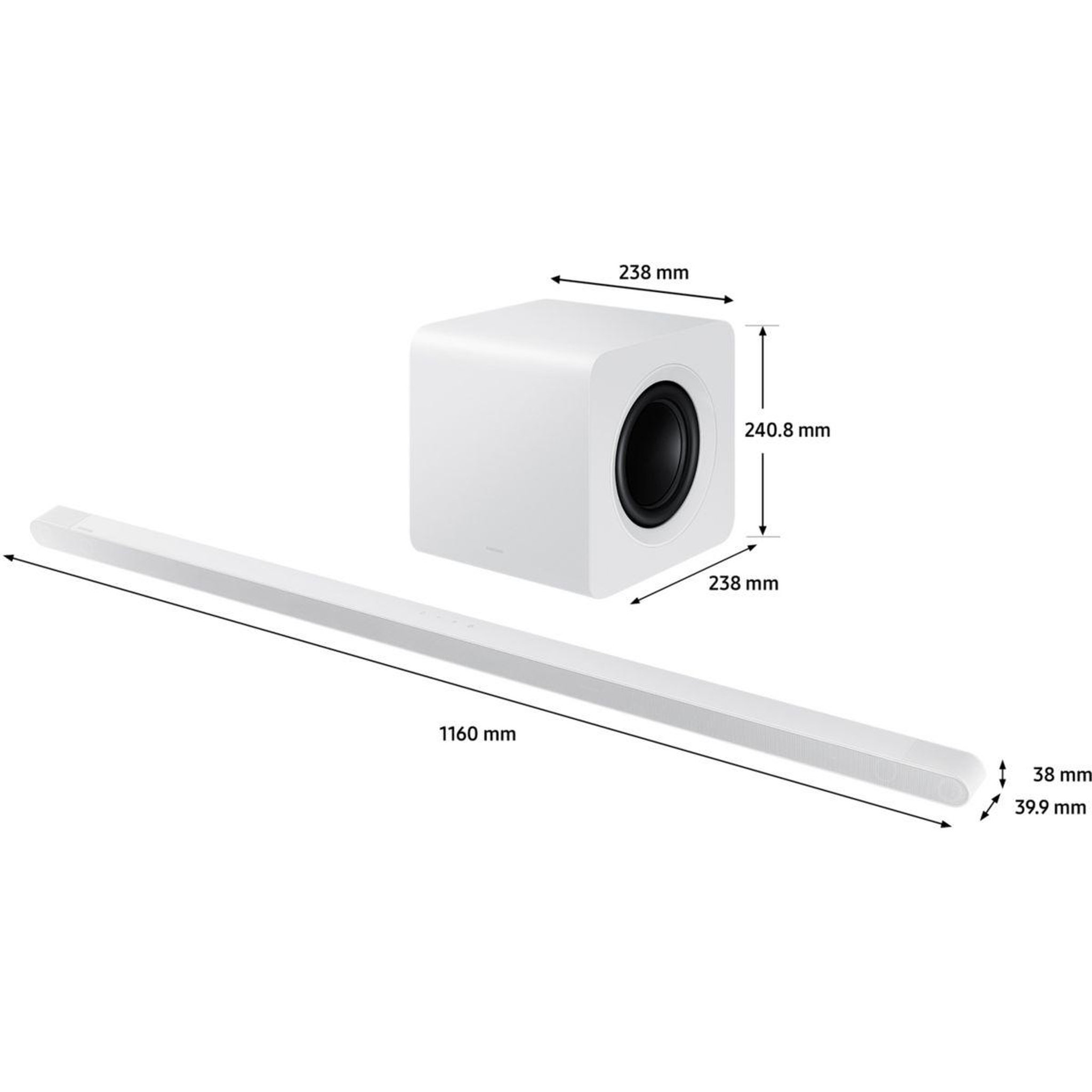 Voir la diapositive 2 : Samsung Barre de son HW-S811D