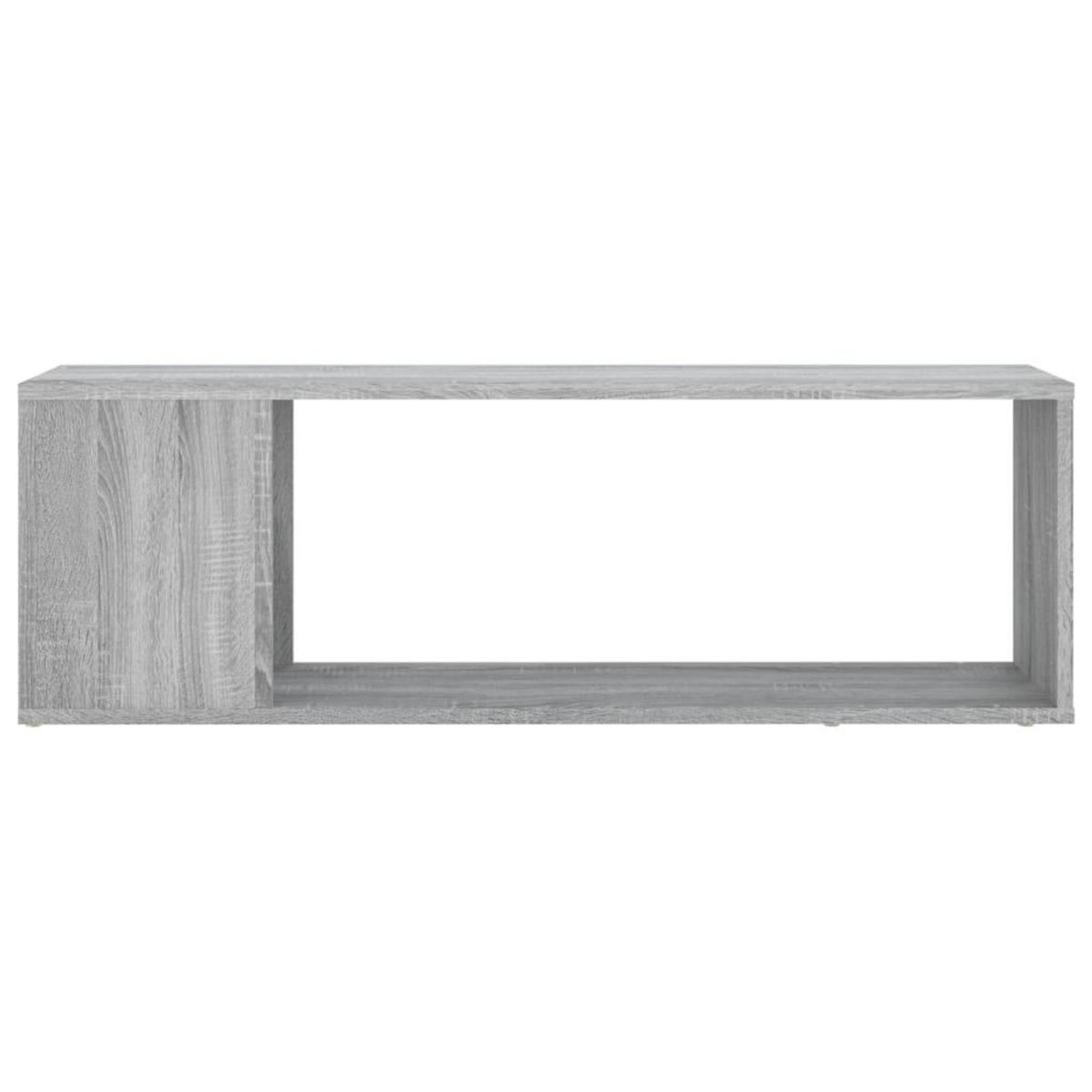 VIDAXL Meuble TV Sonoma gris 100x24x32 cm Bois d'ingenierie