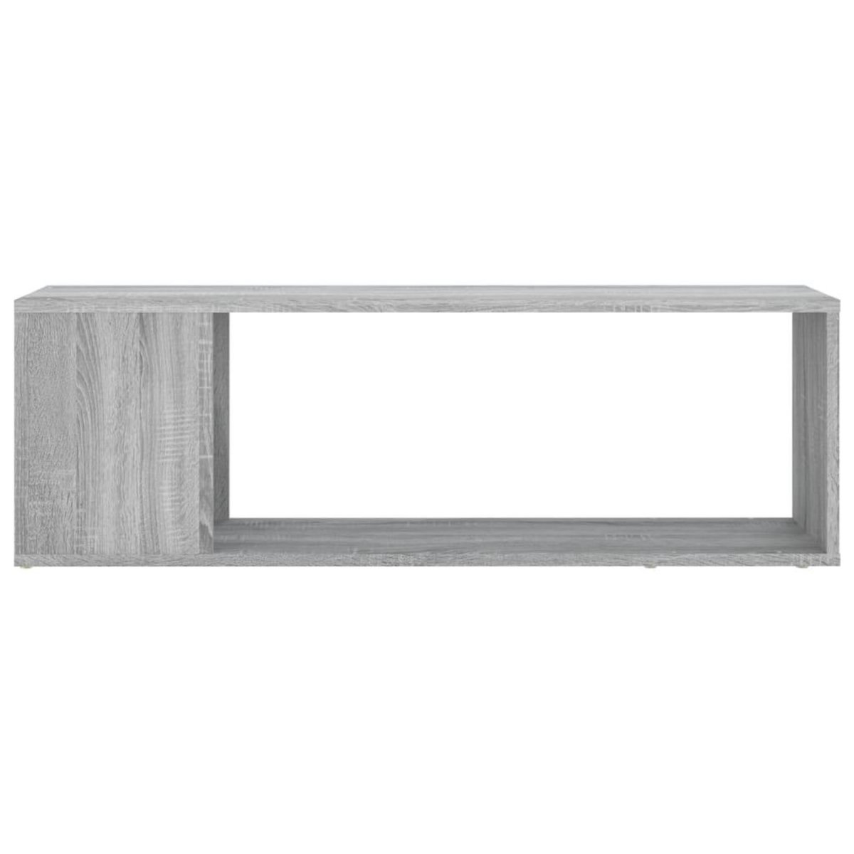 VIDAXL Meuble TV Sonoma gris 100x24x32 cm Bois d'ingenierie
