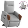 Voir la diapositive 1 : VIDAXL Fauteuil inclinable gris nuage tissu