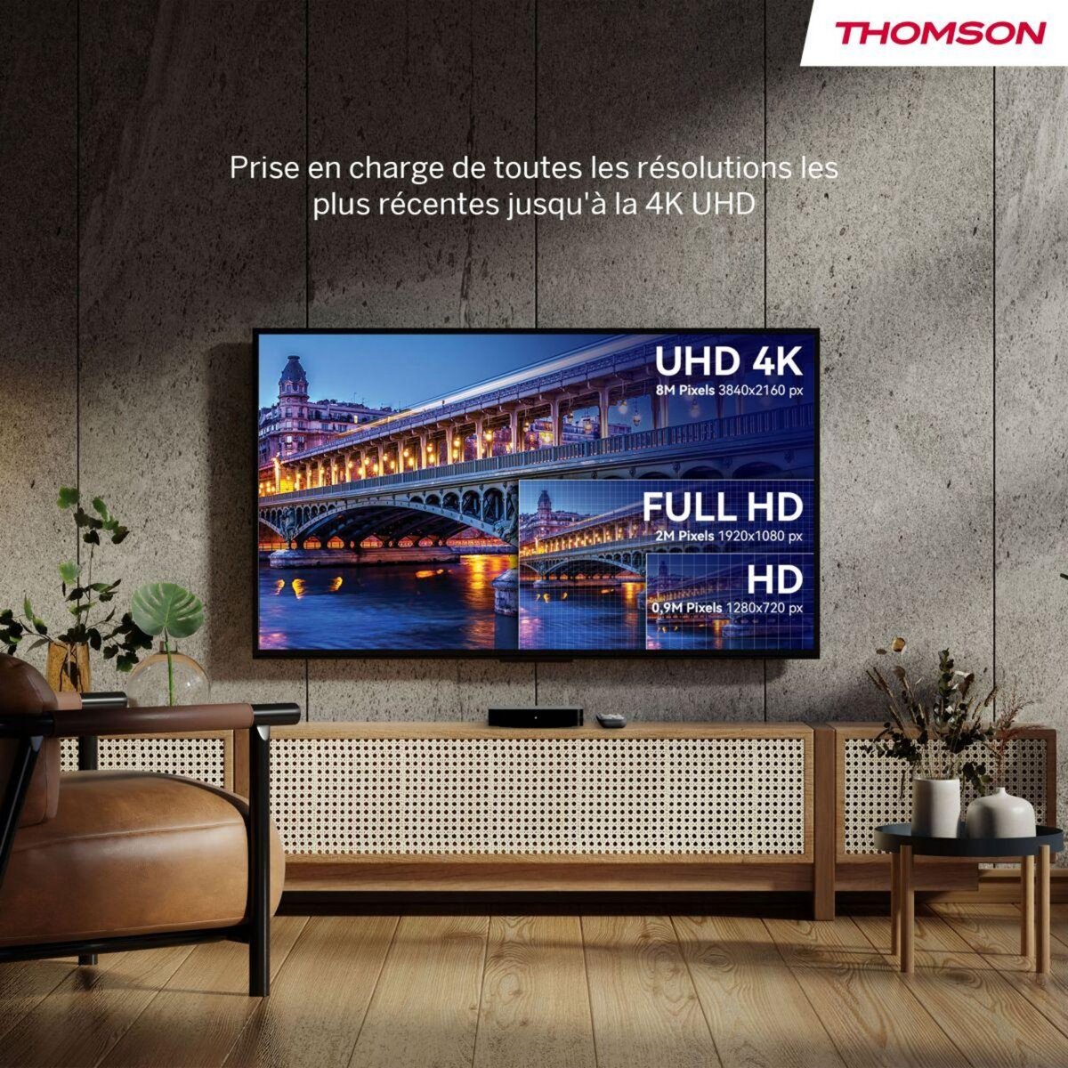 THOMSON Passerelle multimédia 145G Stick 4K avec GoogleTV