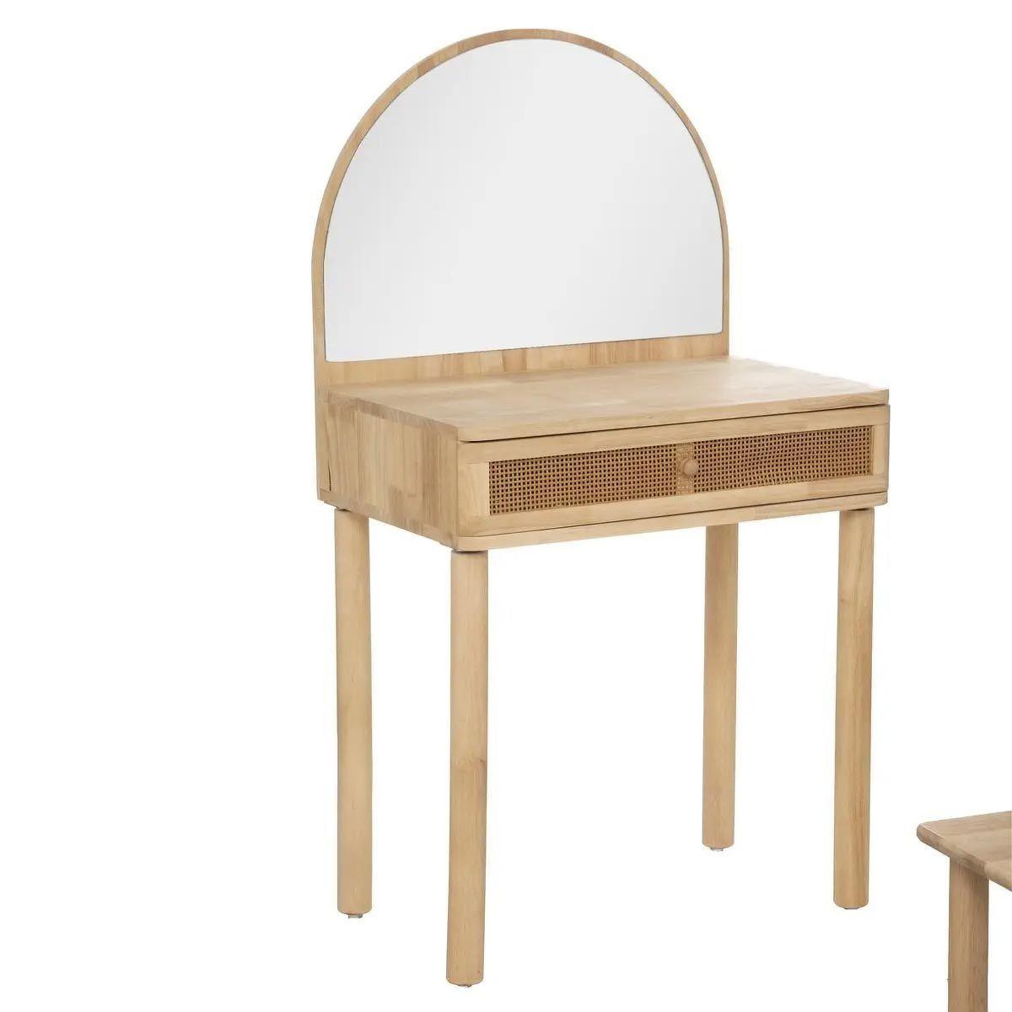 Voir la diapositive 3 : Atmosphera Kids Coiffeuse & tabouret enfant  campagne  100cm beige