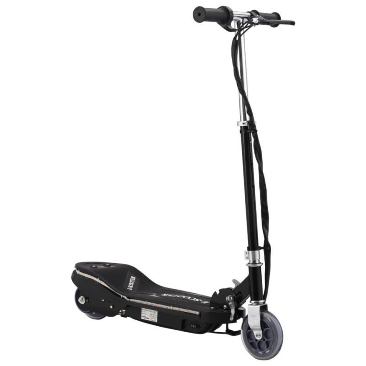 VIDAXL Trottinette électrique avec LED 120 W Noir