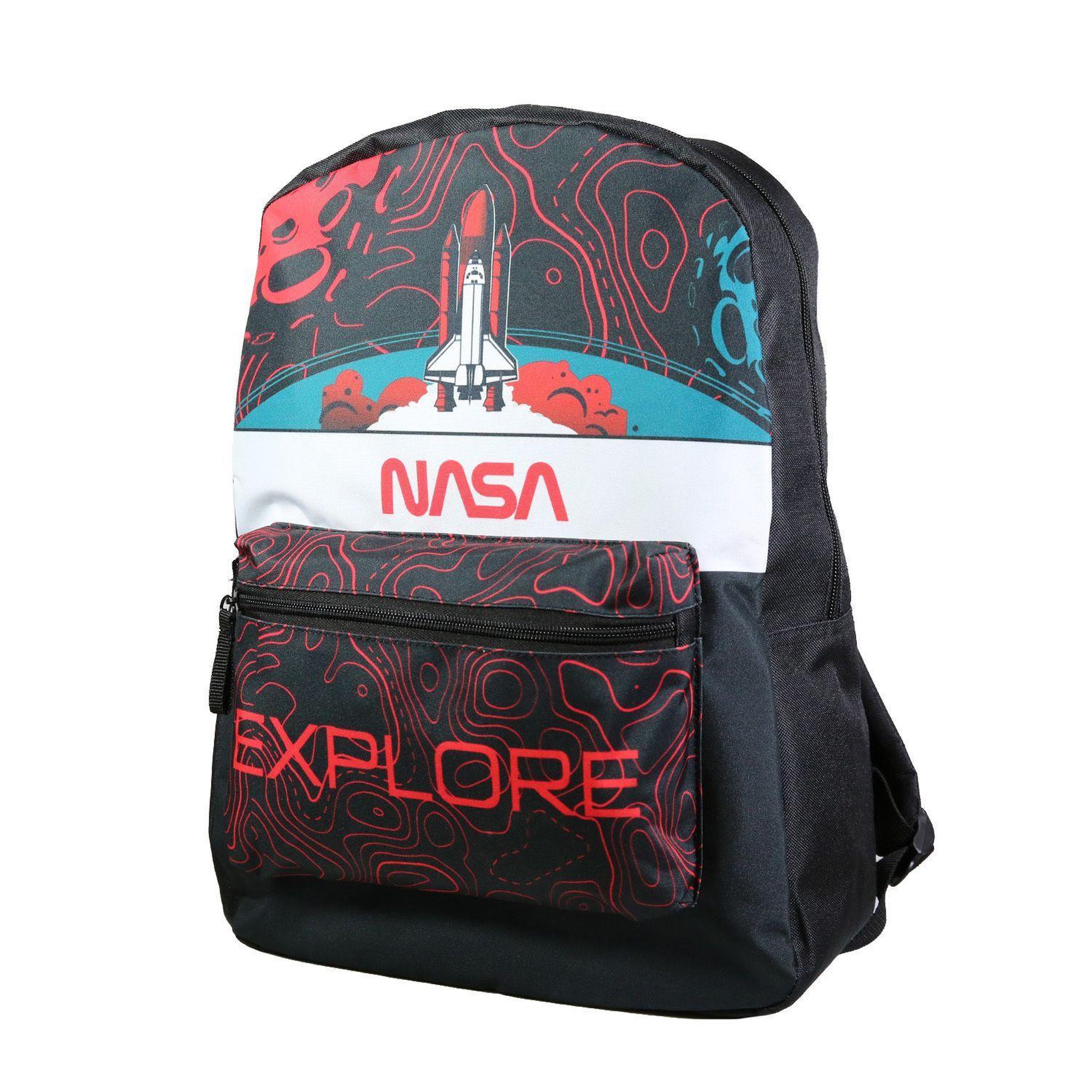 Voir la diapositive 2 : Bagtrotter BAGTROTTER Sac à dos 1 compartiment Nasa et rouge Astronaute