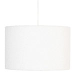 ATMOSPHERA Lampe Suspension Bouclette  Tina  37cm Blanc
