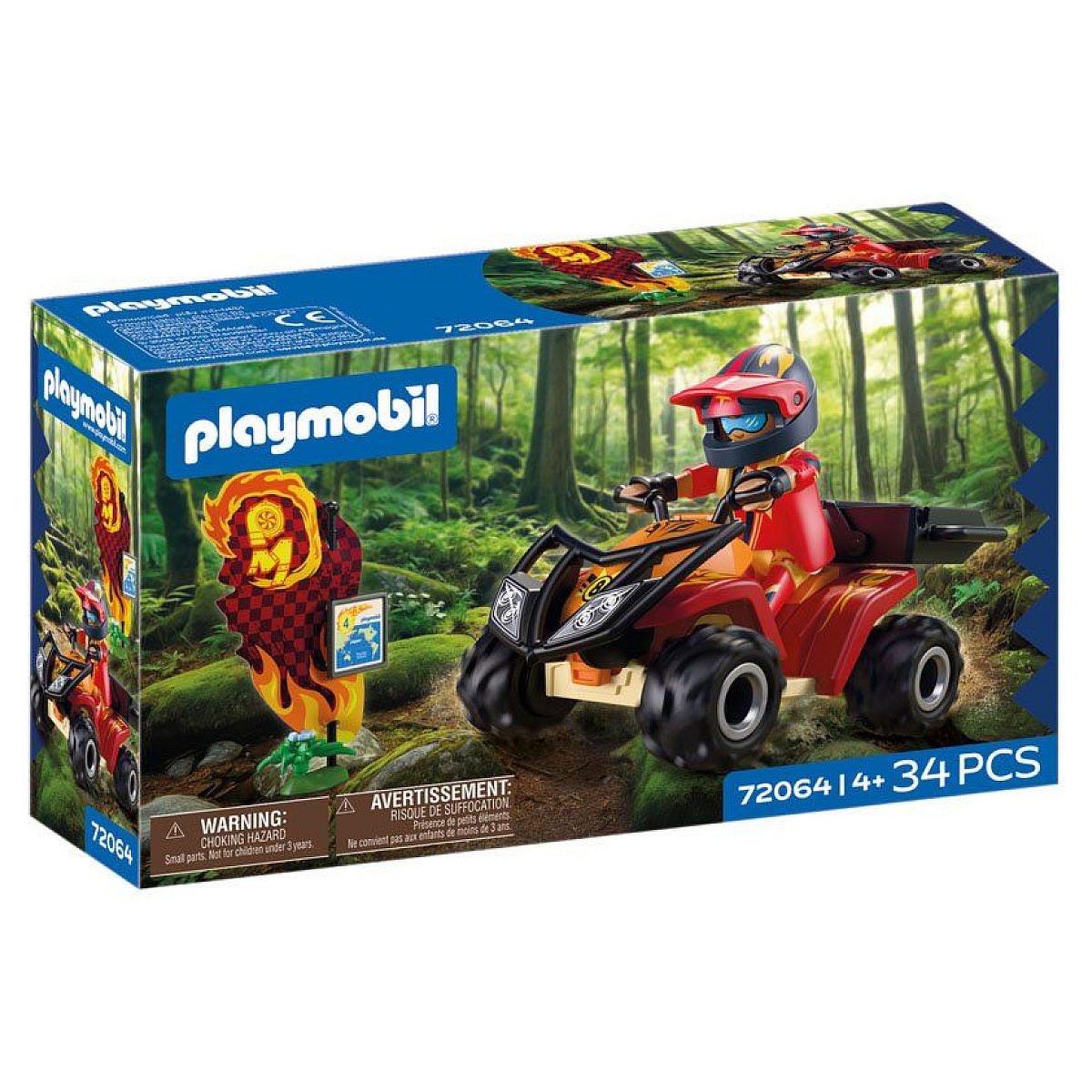 Voir la diapositive 3 : PLAYMOBIL 72064 Quad tout-terrain