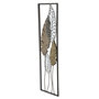 Voir la diapositive 3 : Paris Prix Déco Murale Encadrée en Métal  Foglie  99cm Argent & Or