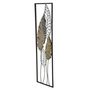 Voir la diapositive 3 : Paris Prix Déco Murale Encadrée en Métal  Foglie  99cm Argent & Or