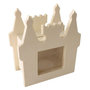 Voir la diapositive 1 : Graine créative Tirelire château en bois 10,5 x 12 cm