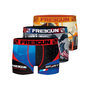 Voir la diapositive 2 : FREEGUN Pack Surprise de 3 Boxers microfibre garçon