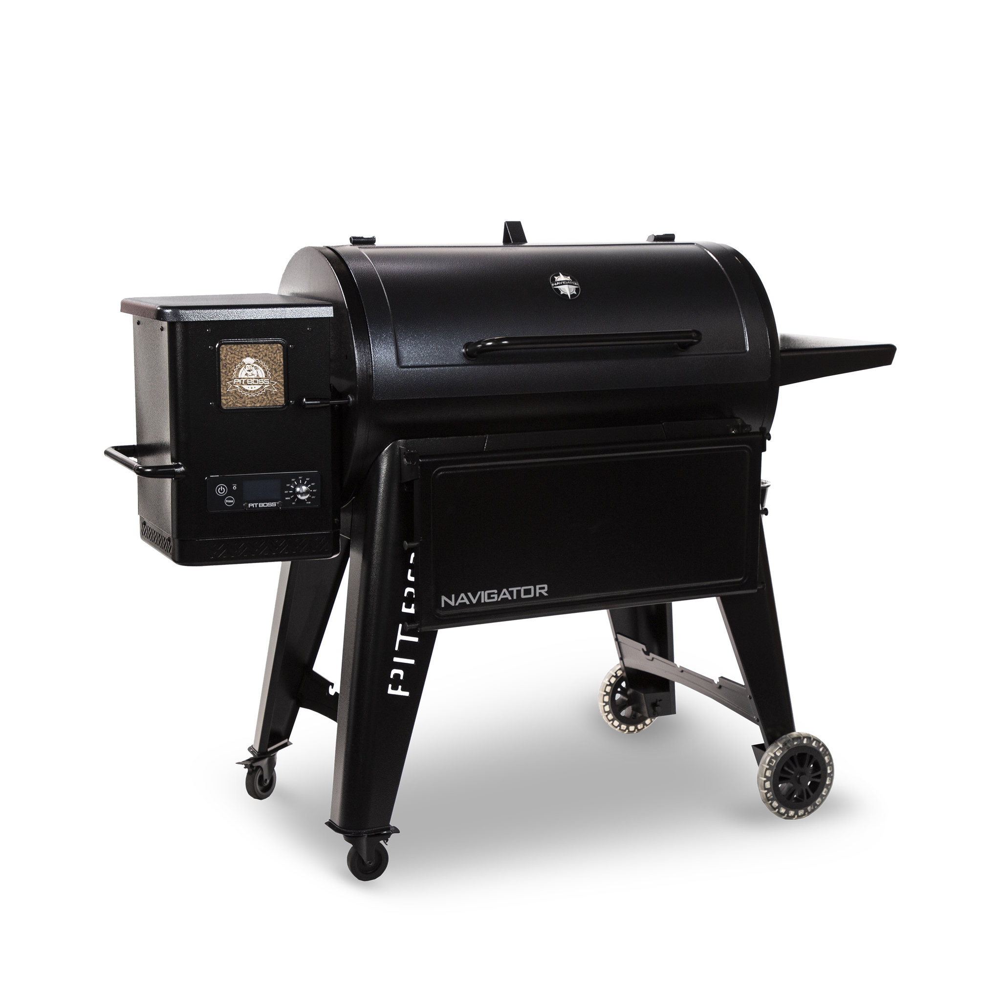Voir la diapositive 2 : Barbecue à pellets - Fone emaillé - Pit Boss Navigator
