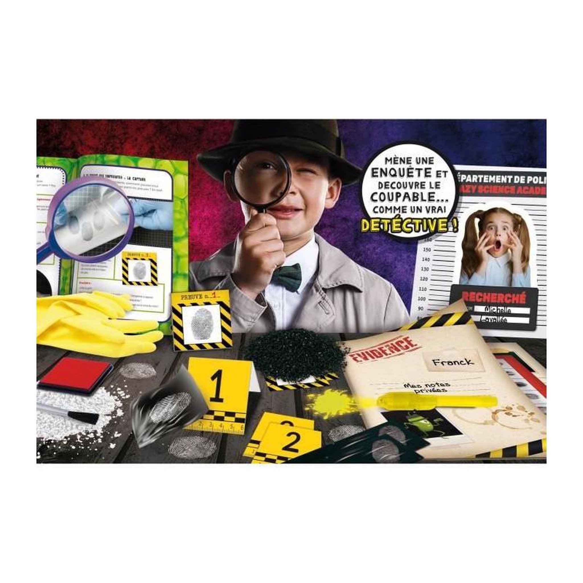 Voir la diapositive 2 : LISCIANI GIOCHI Génius Science - jeu scientifique - la science des détectives - LISCIANI