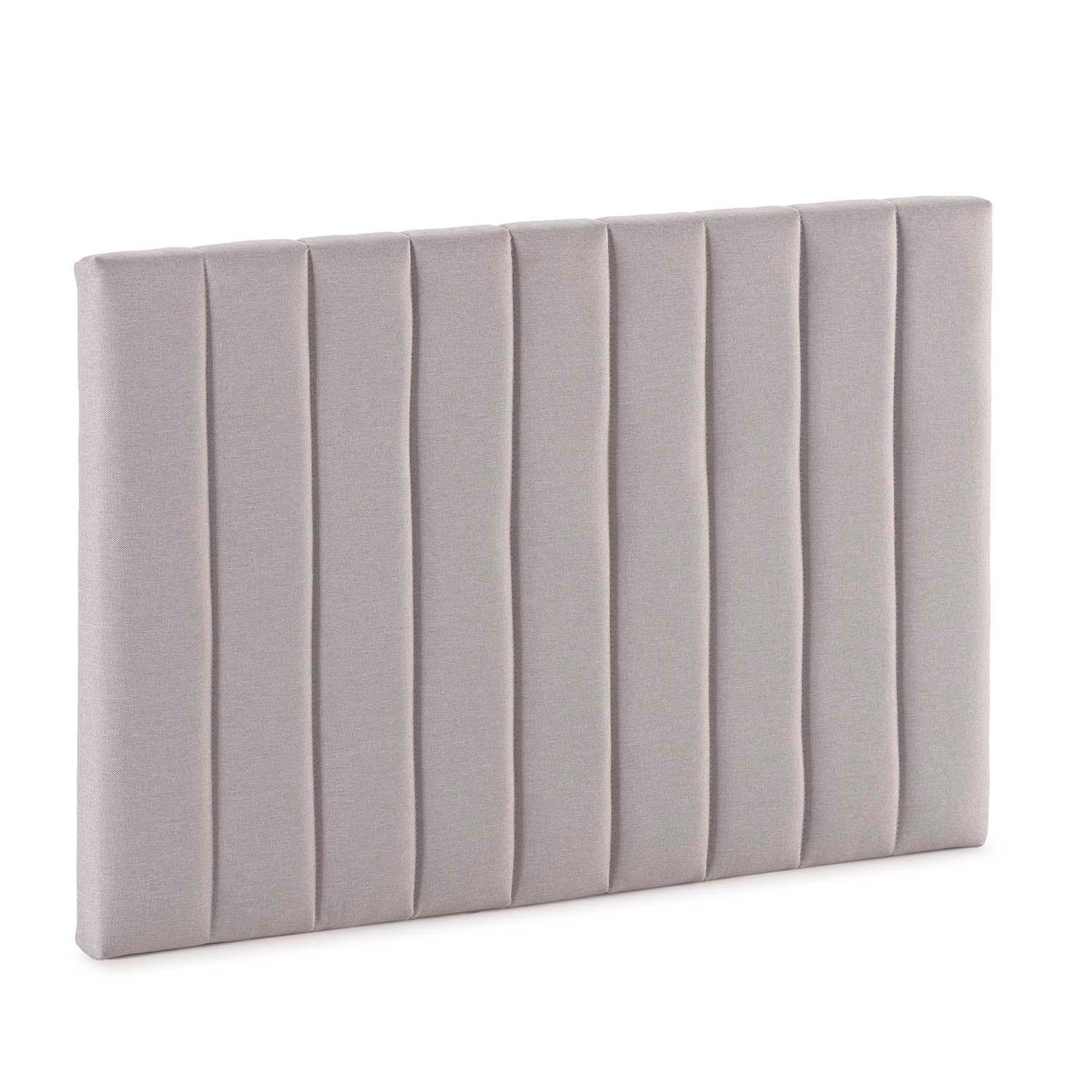VS VENTA-STOCK Tête de lit tapissée Eris 90x60 cm Gris clair