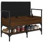 Voir la diapositive 4 : VIDAXL Banc a chaussures chene marron 85,5x42x57,5cm bois d'ingenierie