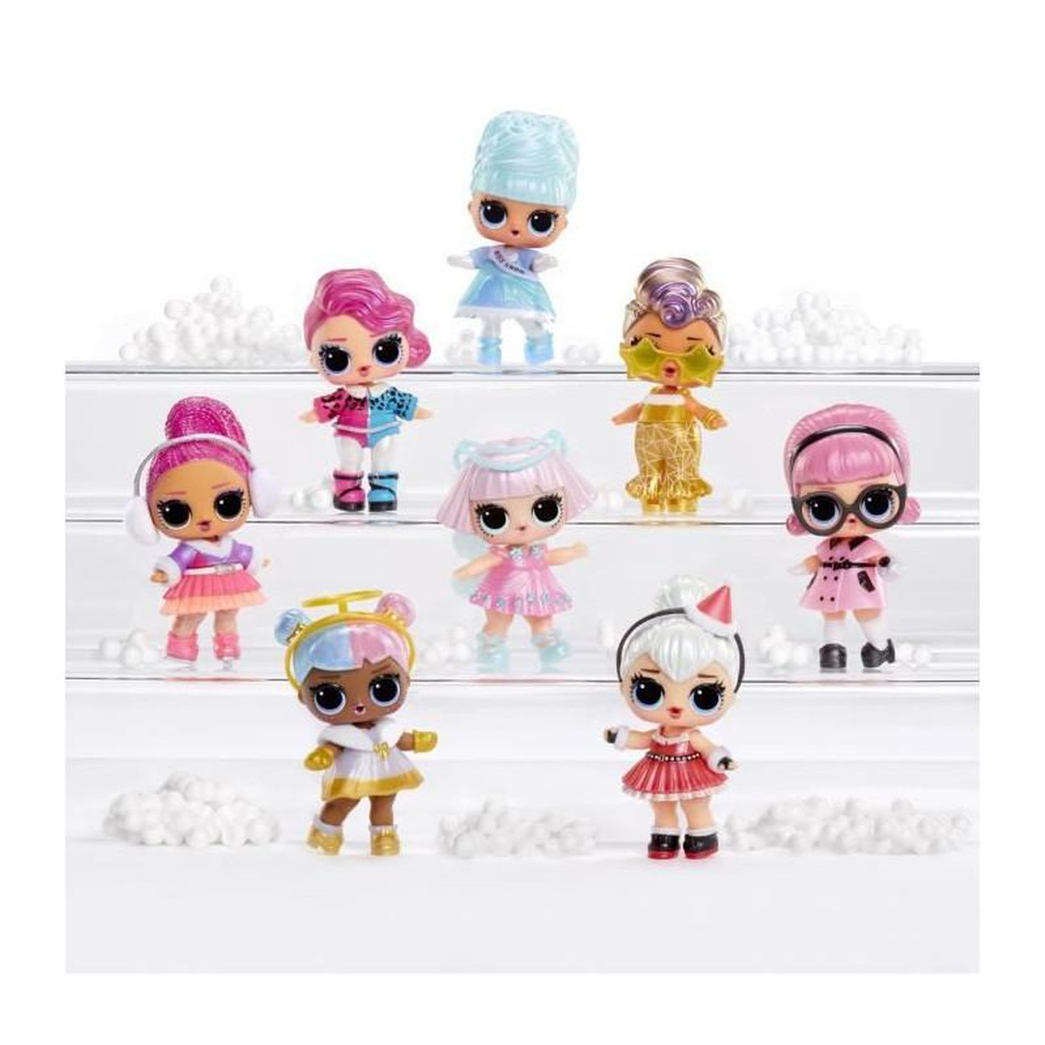 Voir la diapositive 4 : L.O.L. SURPRISE! L.O.L. Surprise Winter Snow Poupées 7,5 cm en PDQ